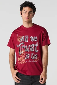 T-shirt à imprimé Trust