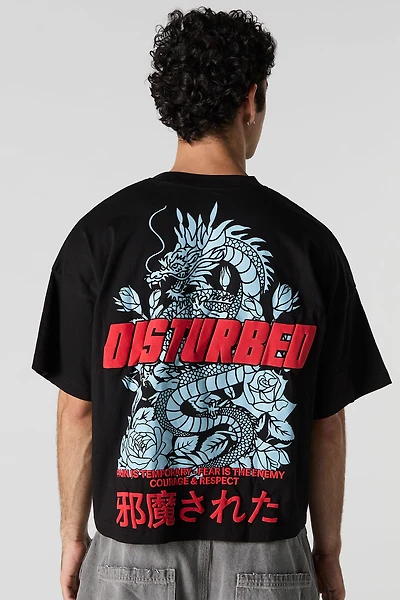 Dragon Puff Print Boxy T-Shirt