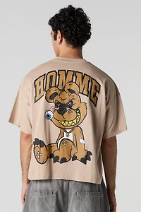 Broken Bear Graphic Boxy T-Shirt