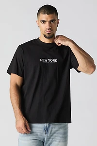 T-shirt à imprimé NYC