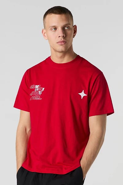 T-shirt à imprimé Raised by the Streets