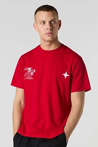 T-shirt à imprimé Raised by the Streets