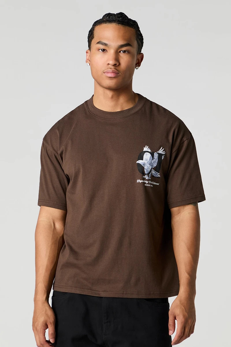 T-shirt ample à imprimé Criminal Intent