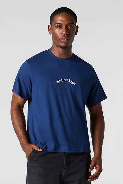 T-shirt à imprimé Brooklyn NY