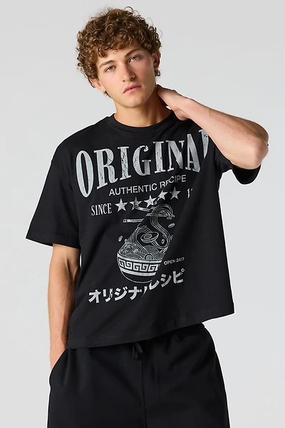 Ramen Graphic Boxy T-Shirt