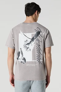 Worldwide Graphic Washed Relaxed T-Shirt