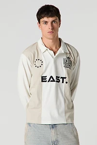 Jersey de rugby avec motif brodé