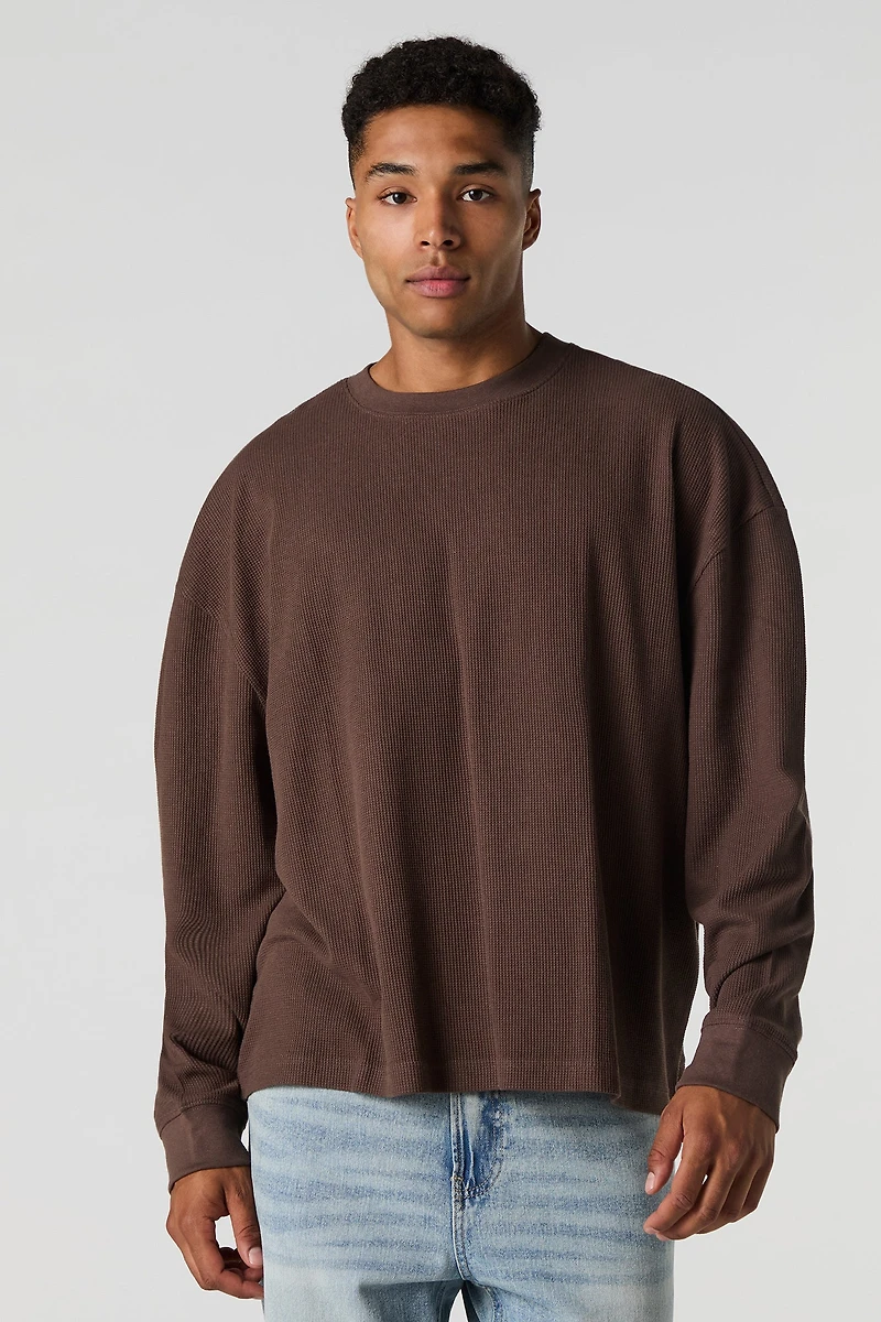 Thermal Knit Long Sleeve Top