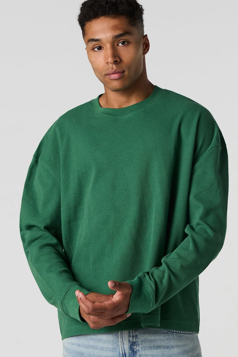Thermal Knit Long Sleeve Top
