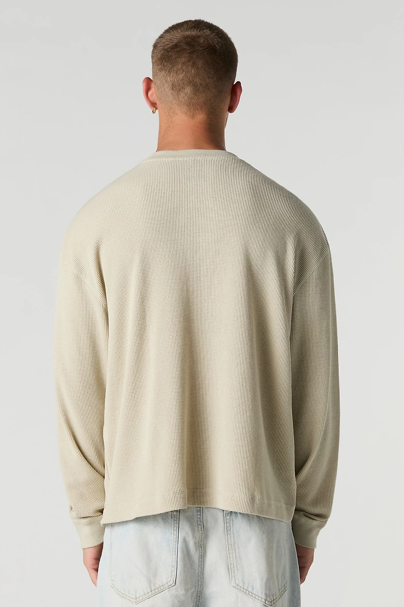 Haut Henley en trico thermique