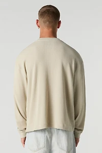 Haut Henley en trico thermique