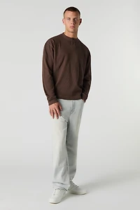 Haut Henley en trico thermique
