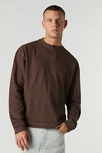 Haut Henley en trico thermique