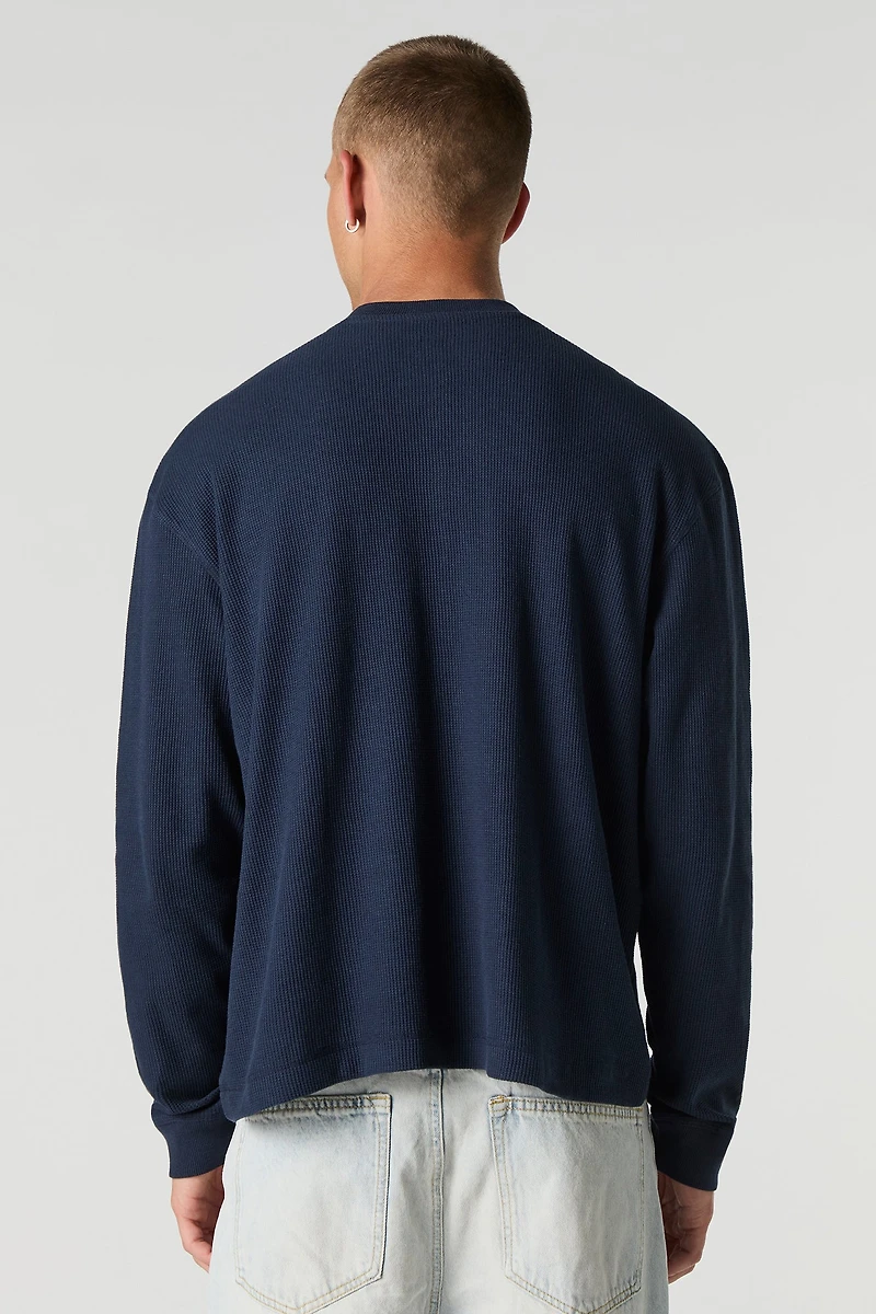 Haut Henley en trico thermique