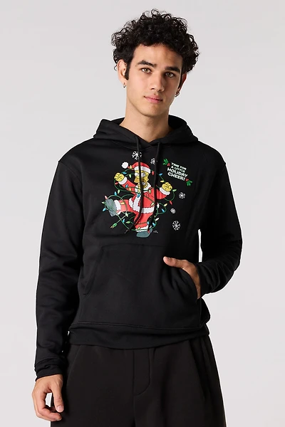 Christmas The Simpsons Fleece Hoodie