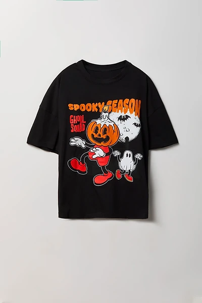 Spooky Season Graphic Boxy T-Shirt