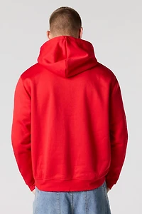 Grinch Graphic Christmas Fleece Hoodie