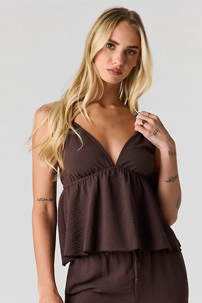 Camisole de style nuisette fluide
