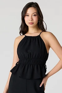 High Neck Babydoll Tank
