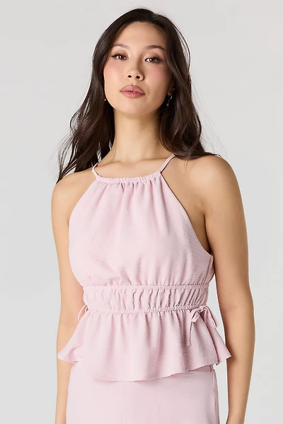 High Neck Babydoll Tank