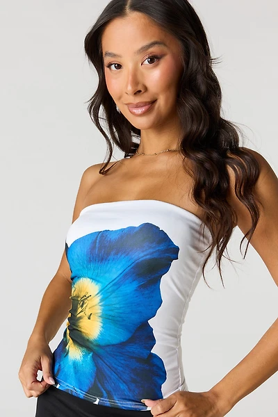 Haut tubulaire profilé avec soutien-gorge intégré