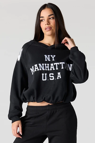 Destination V-Neck Fleece Sweatshirt