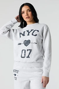 Graphic Fleece Sweatshirt