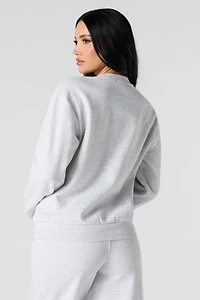 Graphic Fleece Sweatshirt