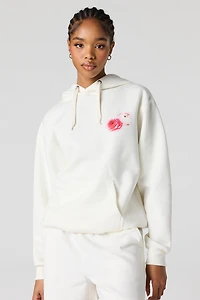 Flower Emporium Graphic Fleece Hoodie