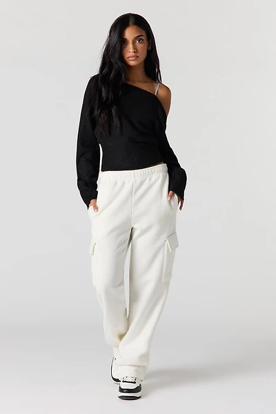 Pantalon d'entraînement cargo en molleton