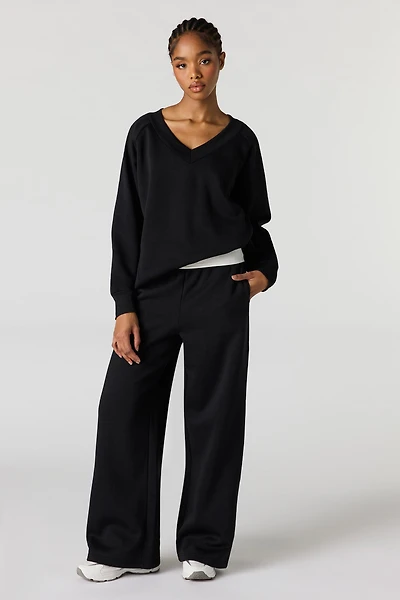Classic Fleece Wide Leg Sweatpant