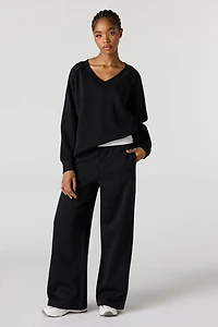 Classic Fleece Wide Leg Sweatpant