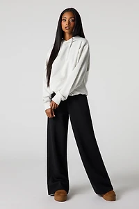 Wide Leg Fleece Sweatpant