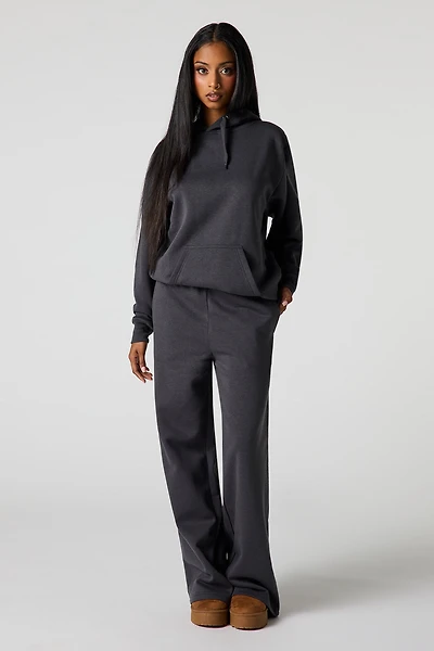 Wide Leg Fleece Sweatpant
