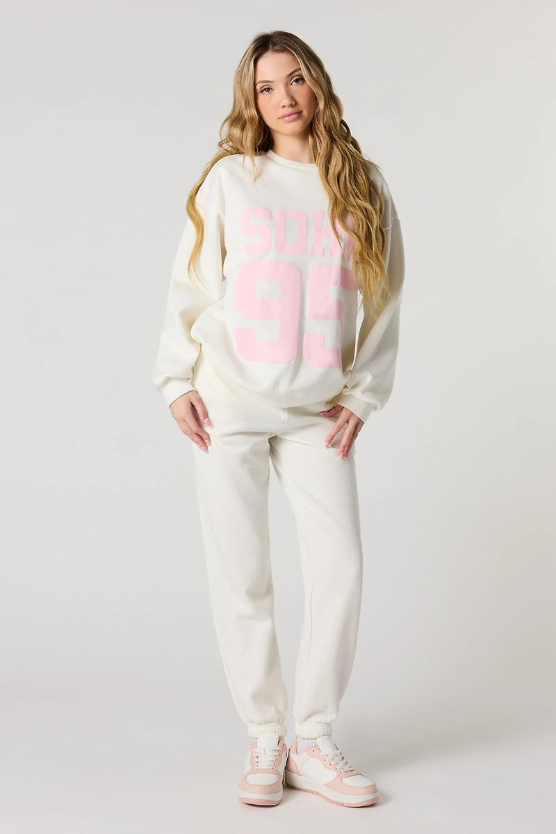 Jogger en molleton
