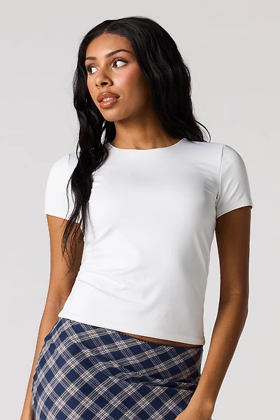 T-shirt ras du cou profilé