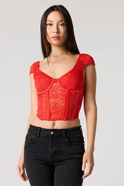 Lace Corset Top