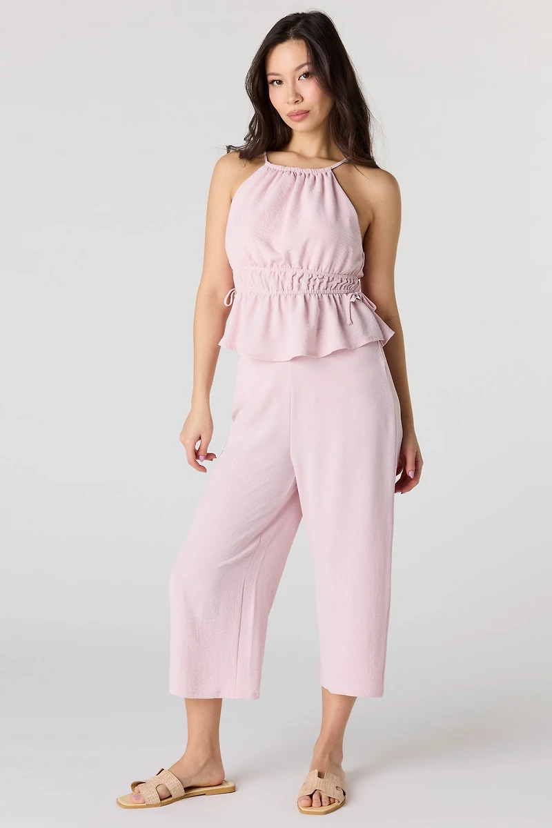 Flowy Wide Leg Capri