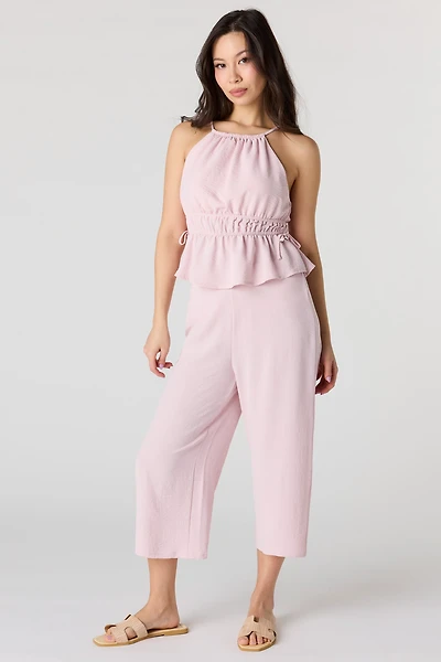 Flowy Wide Leg Capri