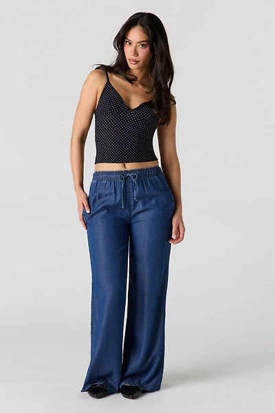 Low Rise Wide Leg Pant