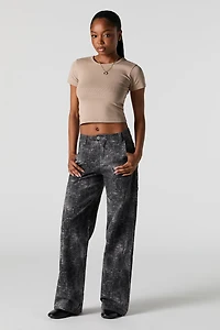 Pantalon de menuisier à jambe large