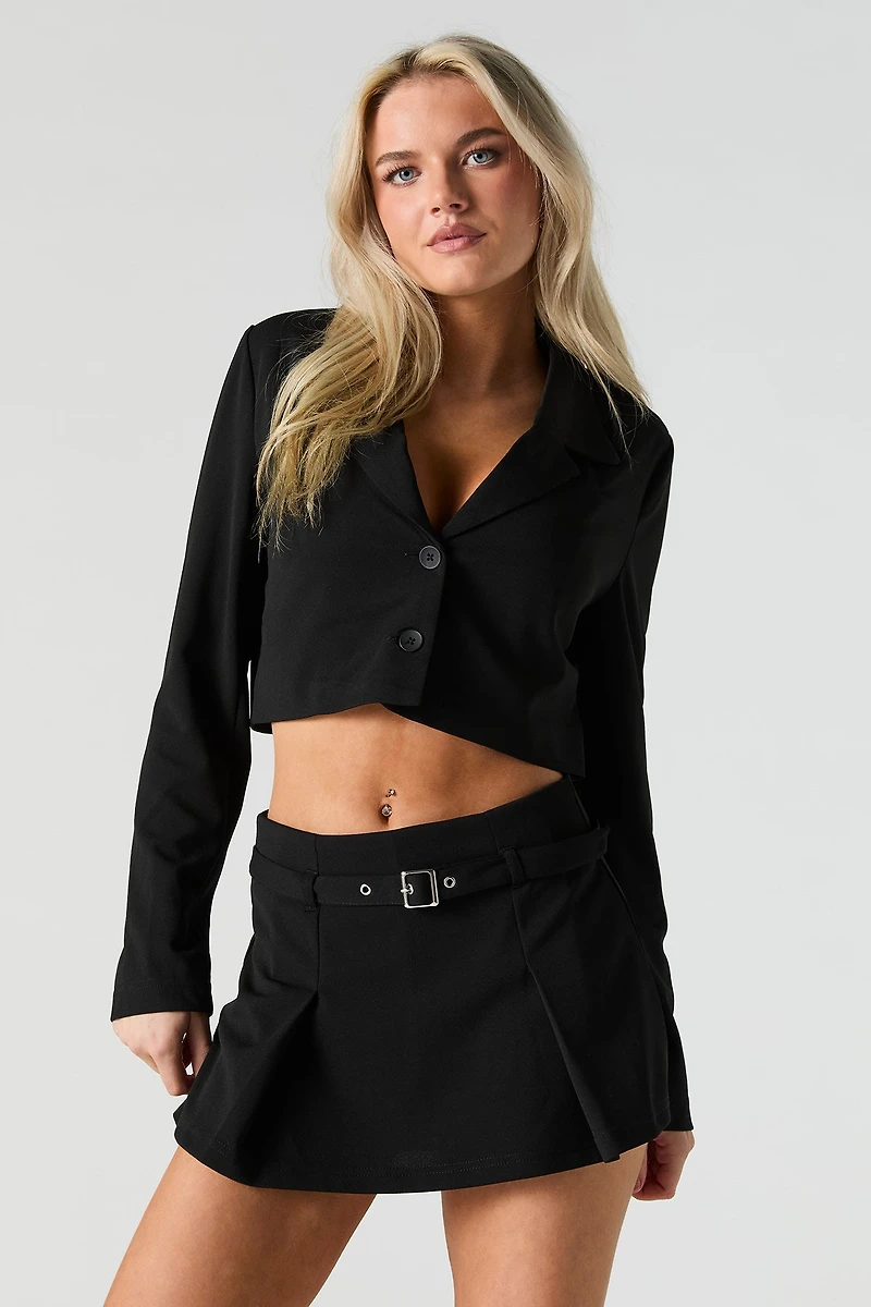 Minijupe-short avec ceinture