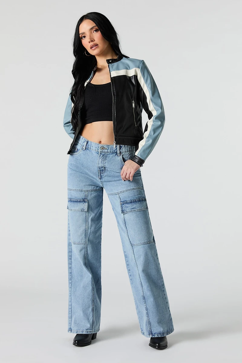 Wide Leg Cargo Jean