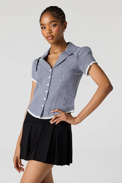 Pleated Mini Skort