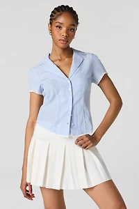 Minijupe-short à plis