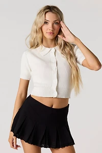 Ruffle Lace Mini Skort