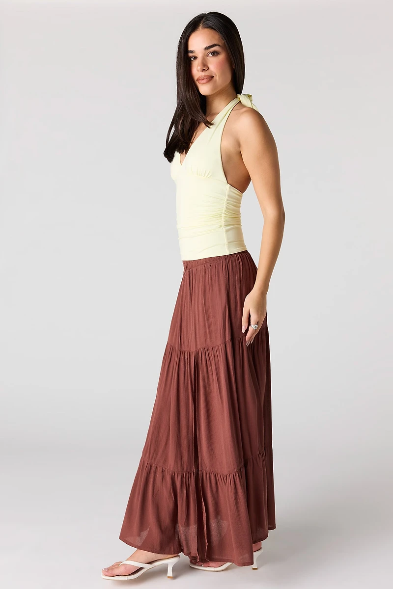 Tiered Maxi Skirt