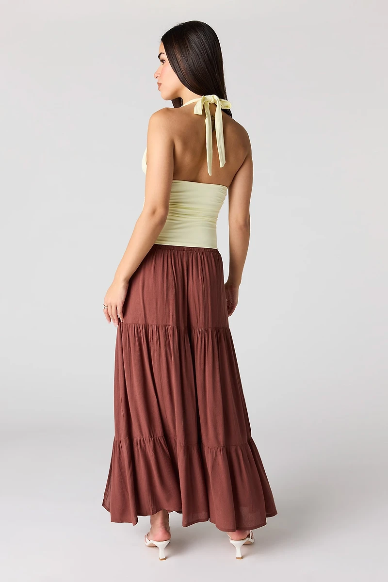 Tiered Maxi Skirt