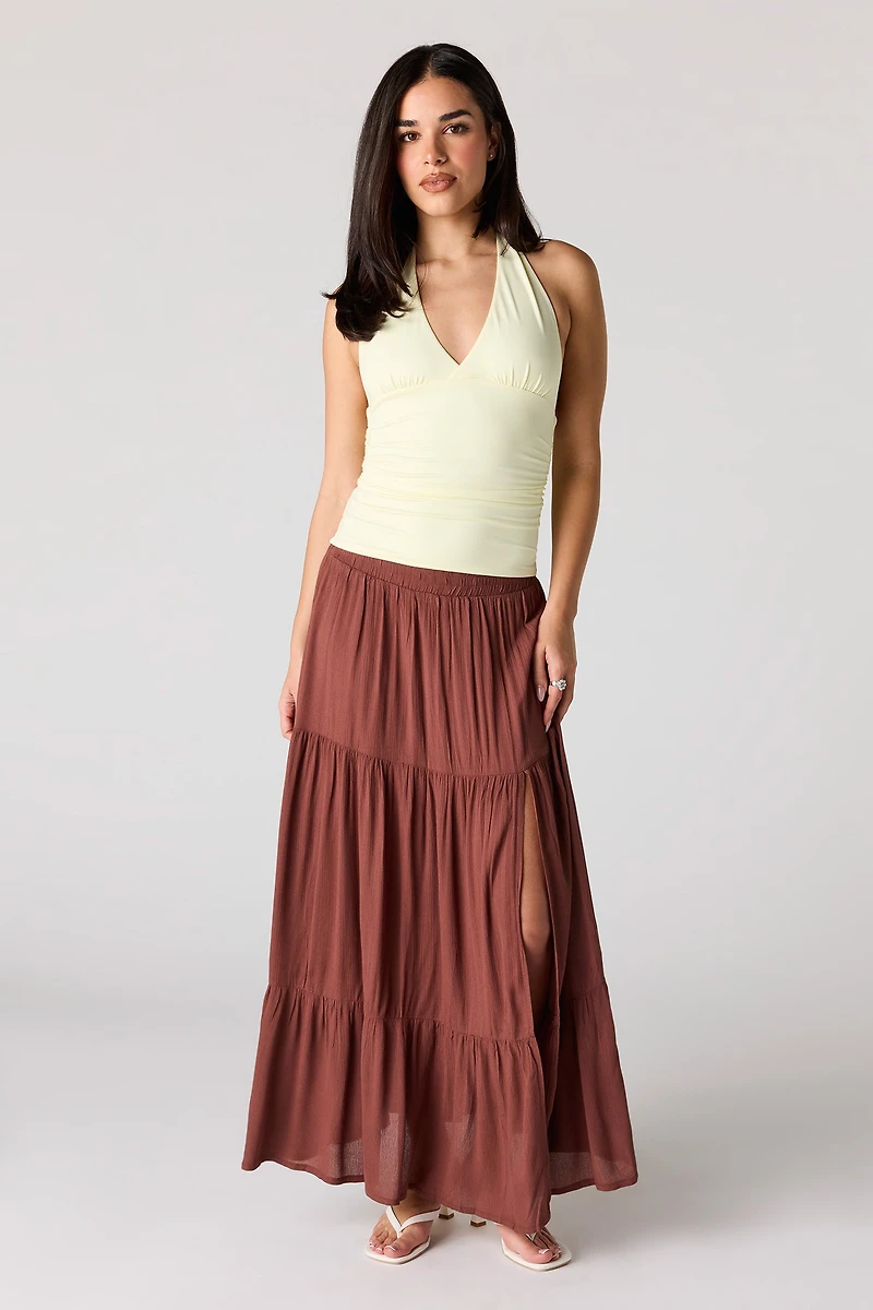 Tiered Maxi Skirt