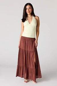 Tiered Maxi Skirt